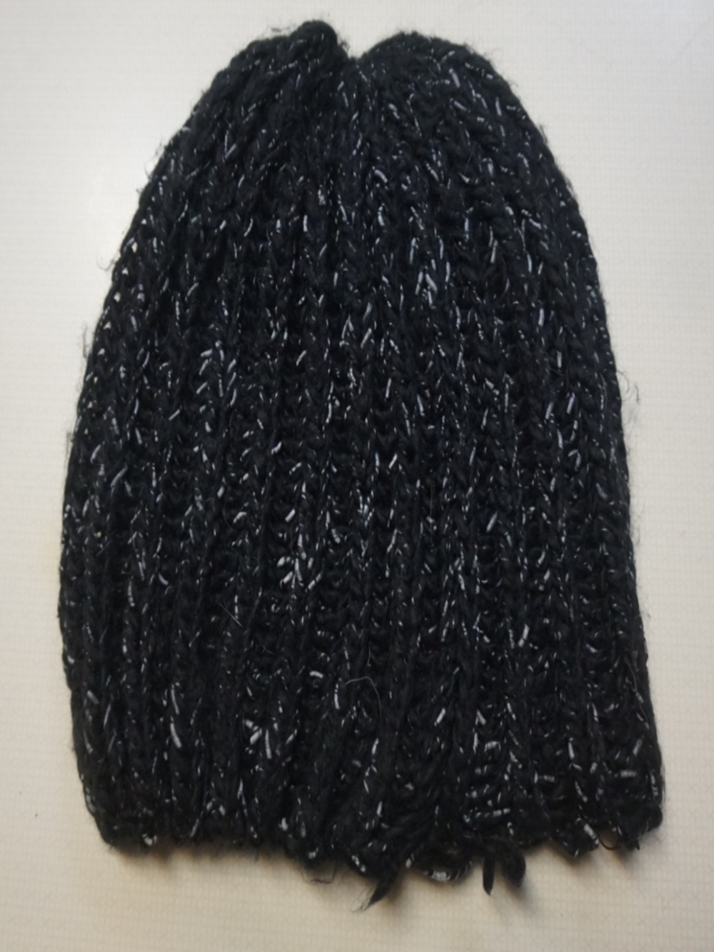 Mossimo Supply Co Chunky Knit Beanie Black Marled Speckle OS
